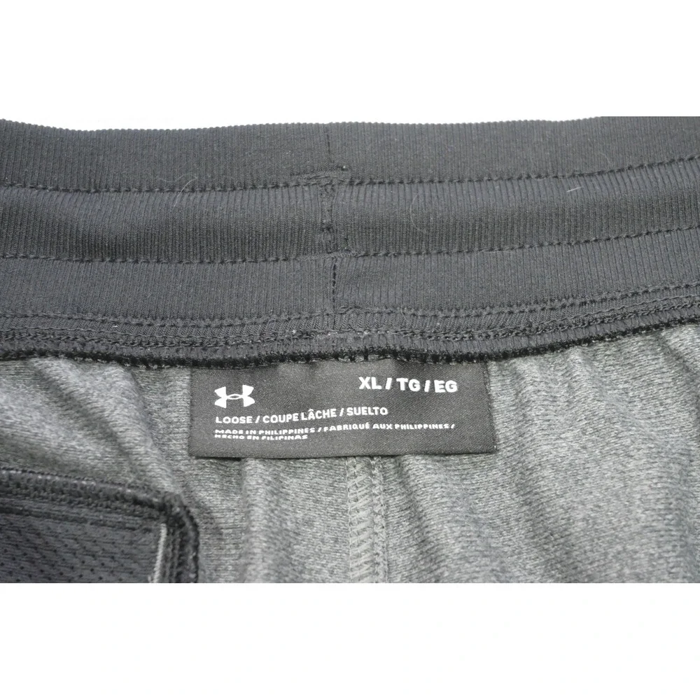 Under Armour Joggers Tapered‎ Sweat Pants Mens XL Grey Zipper Pockets Athletic
